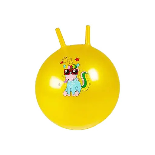 Мяч, 45 см, рога, единороги, 400 г, BT-PB-0173 (в ассортименте)