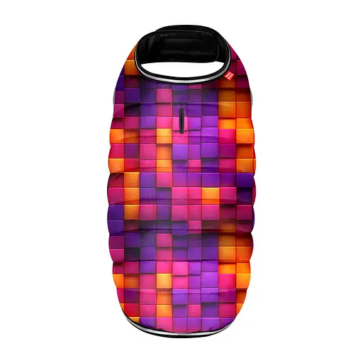 Курточка-накидка для собак Waudog Clothes, малюнок "Куби 3Д", XXS, А 23 см, B 29-36 см, С 14-20 см - фото 3