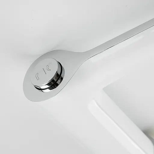 Смеситель для ванны на борт Gappo G1103-8 белый/хром - фото 4