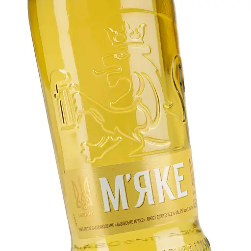 Пиво Львівське М'яке, світле, 4,2%, 0,45 л (908442) - фото 5
