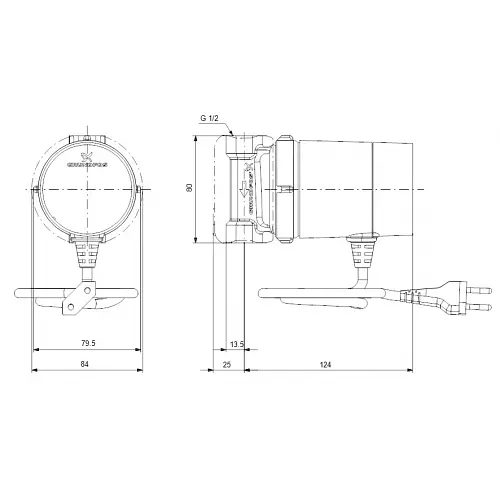 Циркуляционный насос Grundfos Comfort 15-14 B TDT (93093537) - фото 4