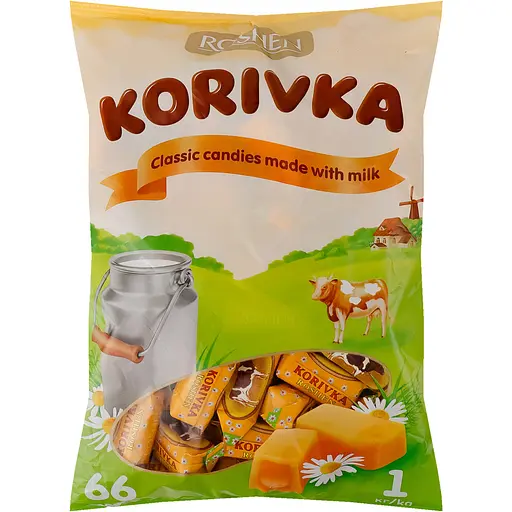 Конфеты Roshen Коровка 1 кг - фото 1