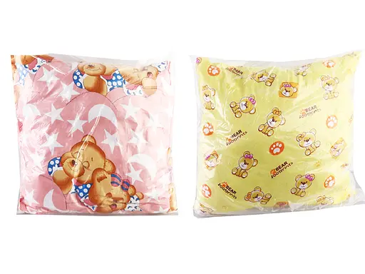 Подушка поликотон, силикон 50х50см, МИКС /1/