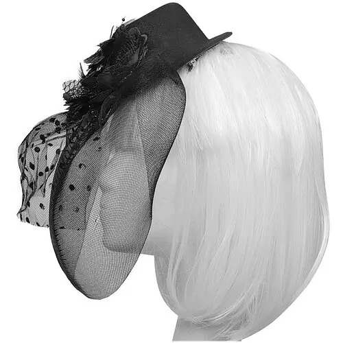 Капелюшок-міні Мона VIP з бусинами - фото 2