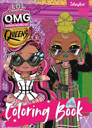 Розмальовка зі стікерами L.O.L O.M.G. Queens2