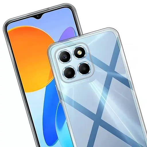 TPU чехол Epik Transparent 1.5 mm для Huawei Honor X6a Бесцветный прозрачный - фото 3