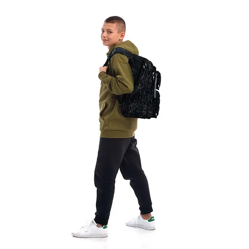 Рюкзак GoPack Education 120M-3 Shadow Черно-серый (GO26-120M-3) - фото 20