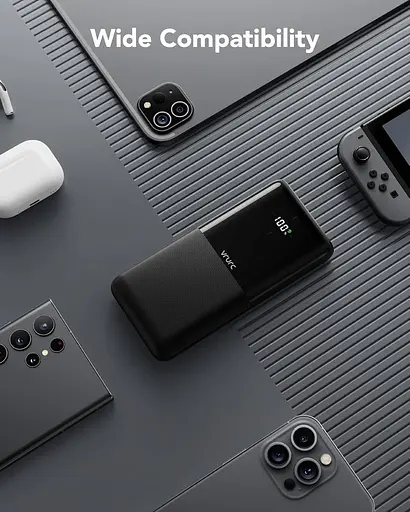 Повербанк VRURC Power Bank 20000 мА·ч, портативное зарядное устройство USB C 20 Вт - фото 3