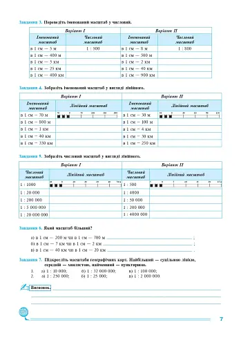 Географія. Планета Земля. 6 клас. Практикум (за модельною навчальною програмою "Географія. 6-9 класи Кобернік С.Г. та ін.) - фото 6