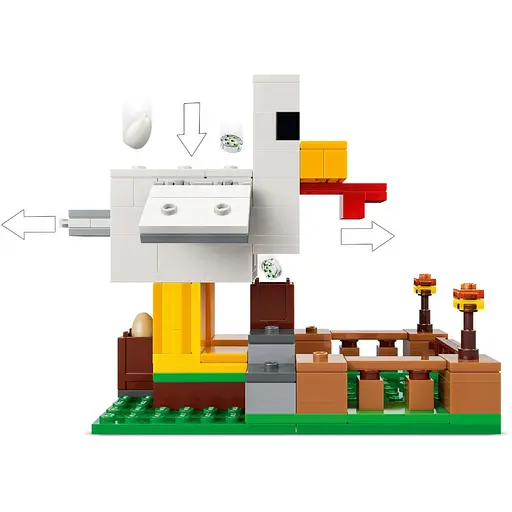 Конструктор LEGO Minecraft Куряча ферма 233 деталі (21585) - фото 3
