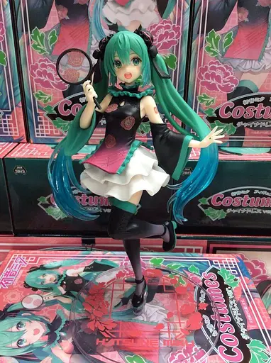 Коллекционная фигурка Taito  Vocaloid China Dress Ver. Hatsune Miku Вокалоиды Хацунэ Мику 18 см T V CD HM 18 - фото 6