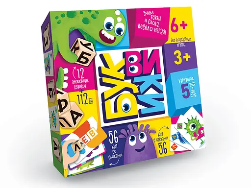 Розважальна гра Буквики, G-BU-01
