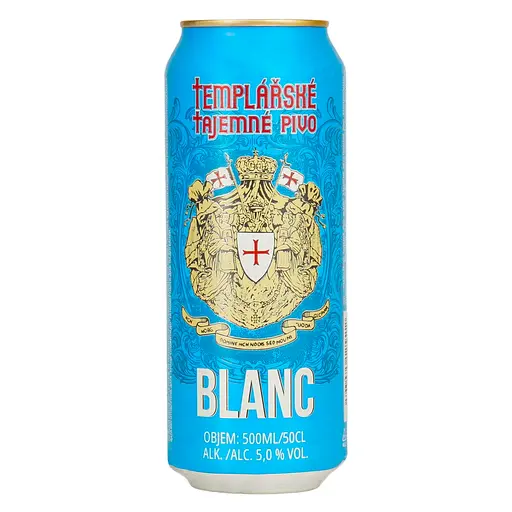 Пиво Templarske Blanc світле нефільтроване 5% 0.5 л - фото 1