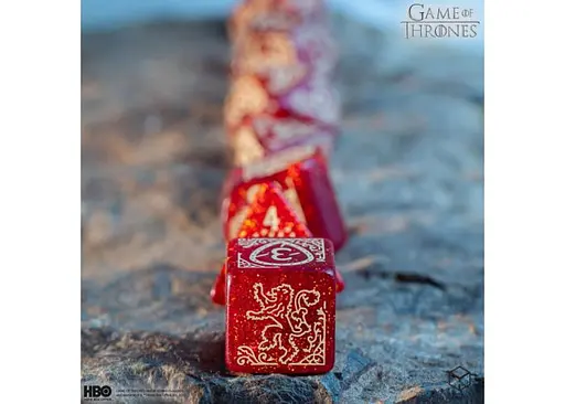 Набор кубиков Game of Thrones. Lannister Dice Set , 7 шт. (GOT/00190166/2025/2/A) - фото 6