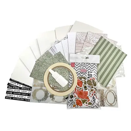 Набор для поздравительных открыток Розовые мечты FDGCK-042, 6 шт - фото 2