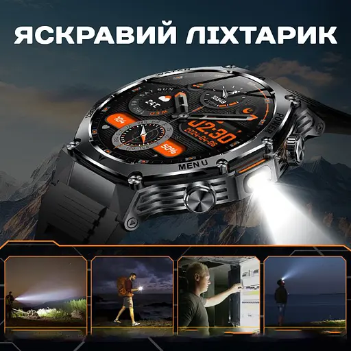 Часы Smart Surf X Pro Black Rubber, 2 ремешка - фото 13