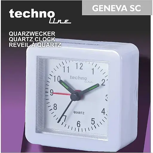 Часы настольные Technolin Modell SC White (Modell SC weis) - фото 4