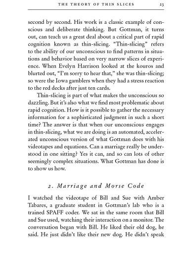 Blink: The Power of Thinking Without Thinking - фото 9