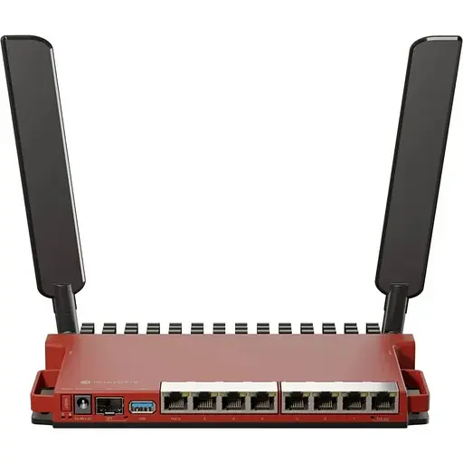 Маршрутизатор Mikrotik L009UiGS-2HaxD-IN, WiFi6 2.4GHz 802.11b/g/n/ax, 800MHz CPU, 512MB RAM, 8x1G E - фото 1