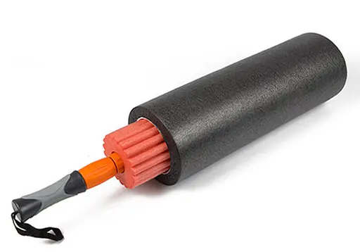 Массажный ролик EasyFit TIO 3 в 1 Черный-оранжевый (EF-0271) - фото 2