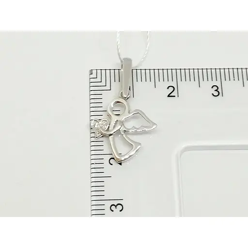 Золотая подвеска Империя золота Ангел с фианитом. ПВ704Би - фото 4