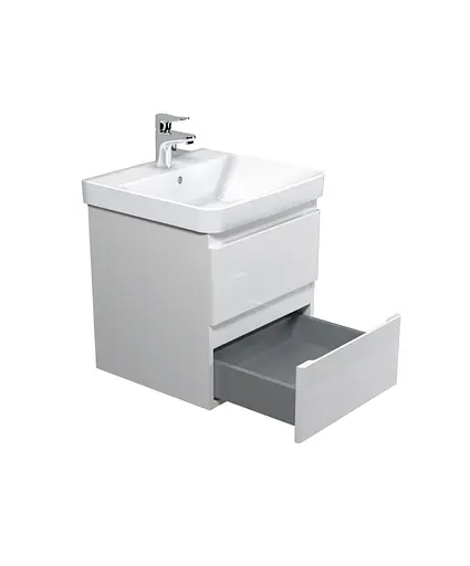 Тумба Мойдодир Unik 50-A Білий з умивальником Vivace 50 Білий - фото 3