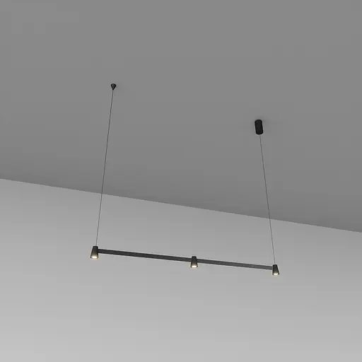 Підвісний світильник Skarlat RHL7741 3x5W BK 4000K