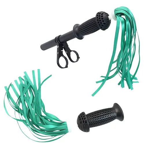 Ленты в руль детского велосипеда / самоката атласные однотонные бирюзовый (G00019656) - фото 2