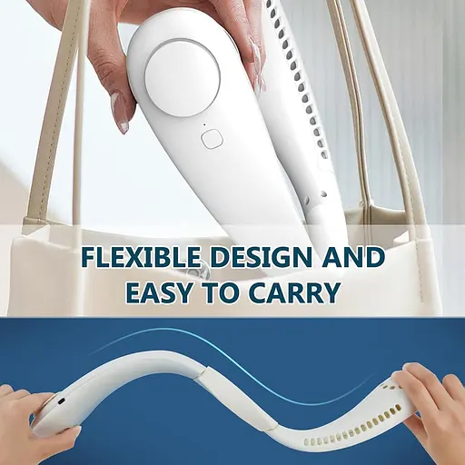 Шейный вентилятор Timiyou 3 скорости 15 часов работы - фото 4