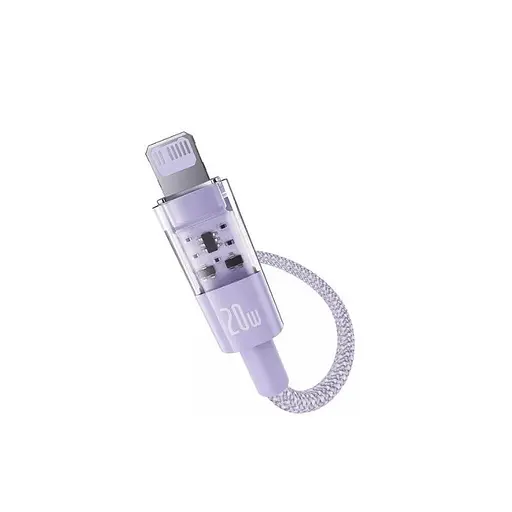 Кабель Baseus Gem Fast-Charging Data Cable USB-C to iP 20W 2 м Nebula Purple - фото 3