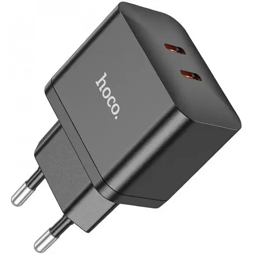 Зарядное устройство Hoco N29 Triumph 35 W (2 Type-C) черный - фото 1