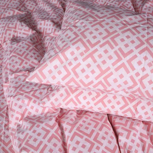 Наволочка Mirson Ranforce Elite Abstract Pink 70х70 см (2200013166832) - фото 5