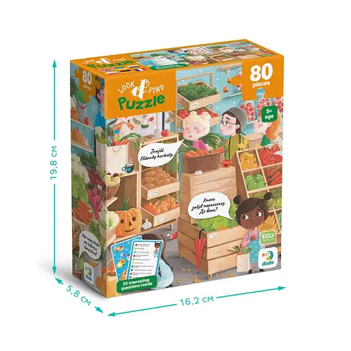 Дитячий пазл Шукай та знаходь "Дарунки осені" DoDo Toys 300666, 80 елементів - фото 6