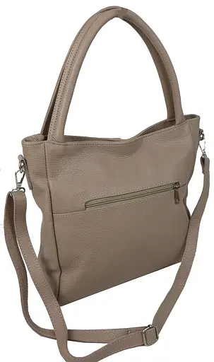 Женская кожаная сумка на двух ручках Borsacomoda 29х28х10 см sum0026802 - фото 5