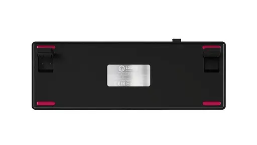 Клавіатура Lorgar KBP70MW Pro Wireless 65% Compact Black Red EN/UA (LRG-KBP70MW-BK-US) - фото 7