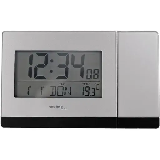 Часы проекционные Technoline WT538 Silver/Anthracite (WT538) - фото 1