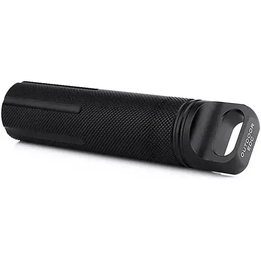 Тубус для зберігання речей Gymtop SPB-3 водонепроникний з аерокосмічного алюмінію чорний - фото 2