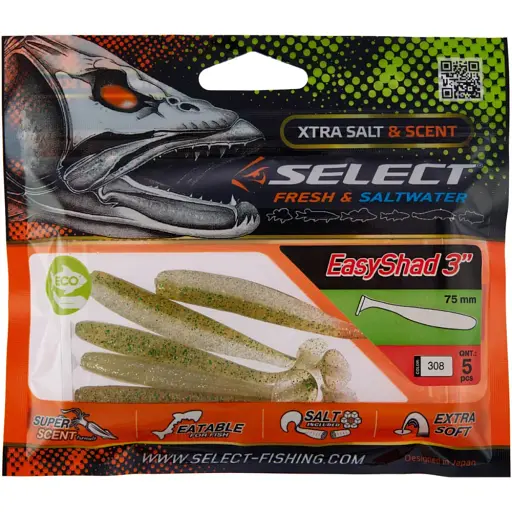 Силікон Select Easy Shad 3" #308 (5 шт/уп) - фото 2