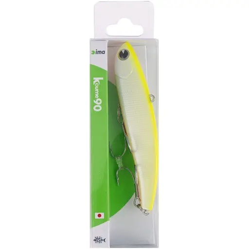 Воблер Ima Koume 90S 90mm #KU90-102 20.0g Chart Back Pearl - фото 2