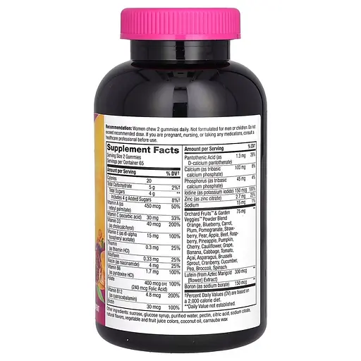 Комплекс для здоров'я жінок 50+ Nature's Way Alive! Women's 50+ Gummy, 130 желейок - фото 2