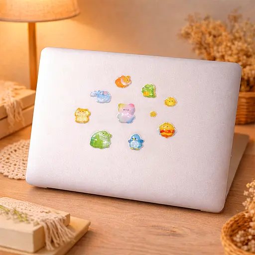 Набір 3D-наліпок Tiki Wiki Crystal Тікі милі тваринки (51369) - фото 4