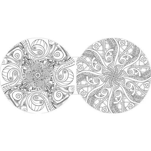 Раскраска детская Мавка "Цветной круг Вода" 1842001 Голубая - фото 3