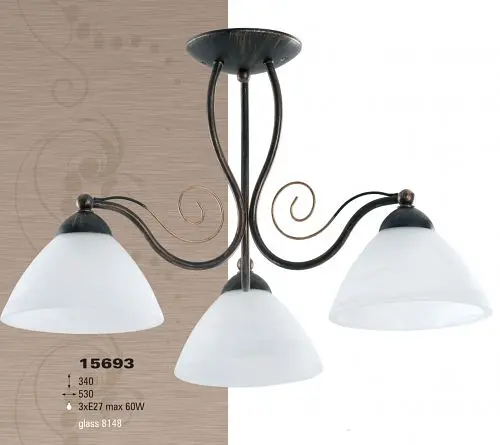 Люстра стельова Alfa INCA 15693 - фото 2