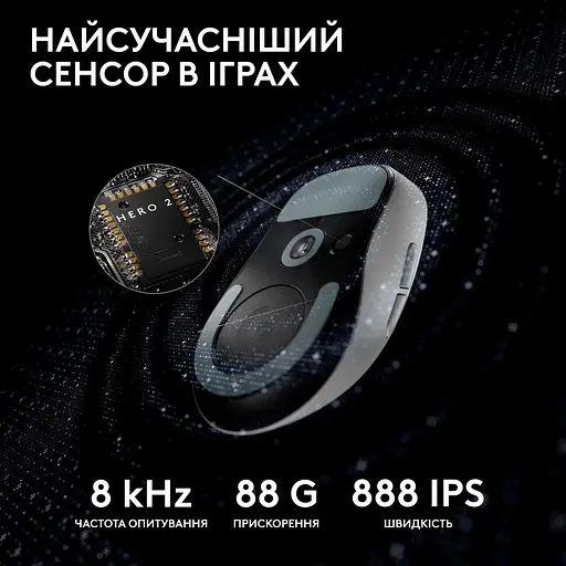 Миша Logitech G Pro X Superlight 2 LightSpeed Wireless White (910-006638) - фото 4