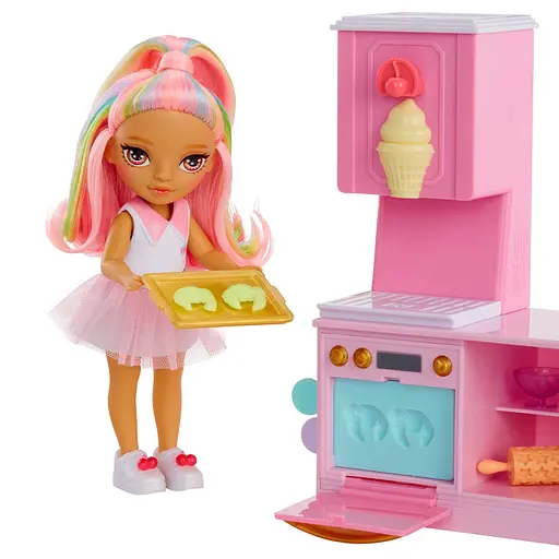 Игровой набор с куклой серии Littles Кондитерская Кэнди Rainbow High 522058 - фото 6