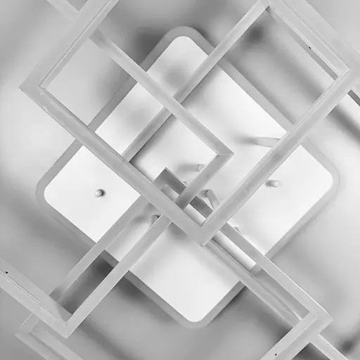 Світлодіодна люстра Venida у білому корпусі 80х70 см | Арт. A9040/4 RGB WT | Line F - фото 2