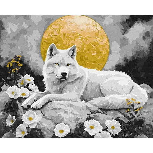 Картина за номерами "Місячна тиша" ©art_selena_ua KHO6707, 40х50 см