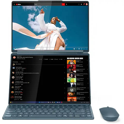 Ноутбук Lenovo Yoga Book 9 14IAH10 Ultra 9 285H la 54GHz, 2x, сенсорный, 32GB LPDDR5x, 1TB, Arc 140T, Windows 11 Pro - фото 11