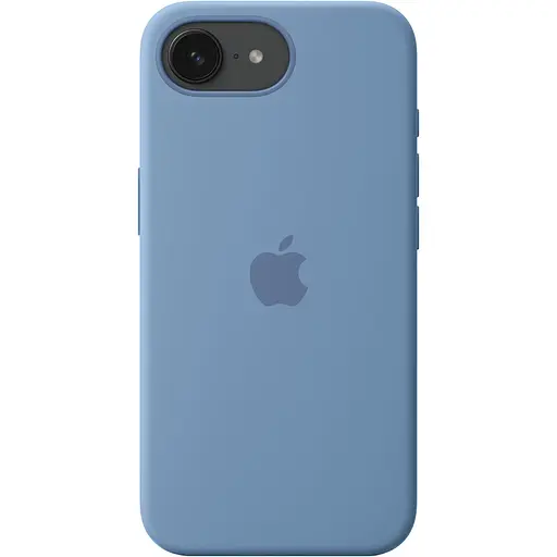 Чехол Silicone Case with MagSafe для Apple iPhone 16e Winter Blue AAA [138727] - фото 2