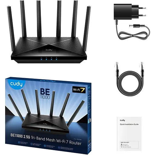 Маршрутизатор (роутер) Cudy WR11000 бездротовий (141660) - фото 3